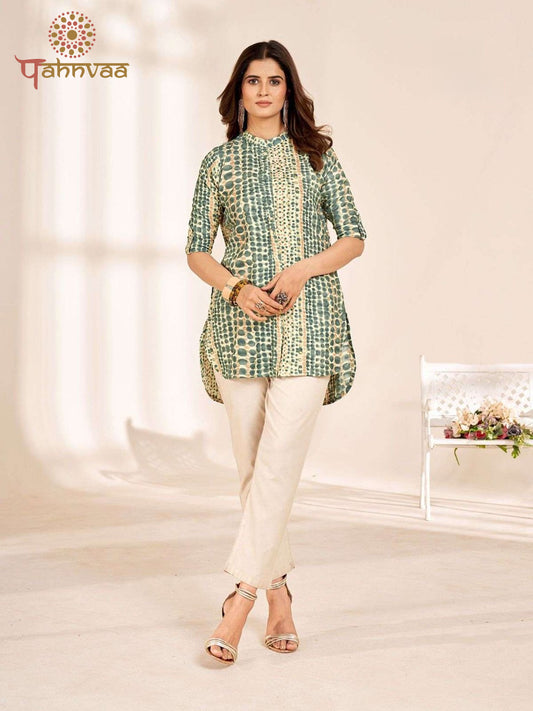 Printed Short Kurti Set for Women